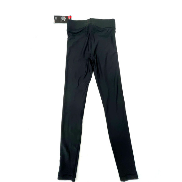 UNDER ARMOUR WOMEN'S HEATGEAR LEGGINGS BLACK SIZE XS NWT - Picture 2 of 4